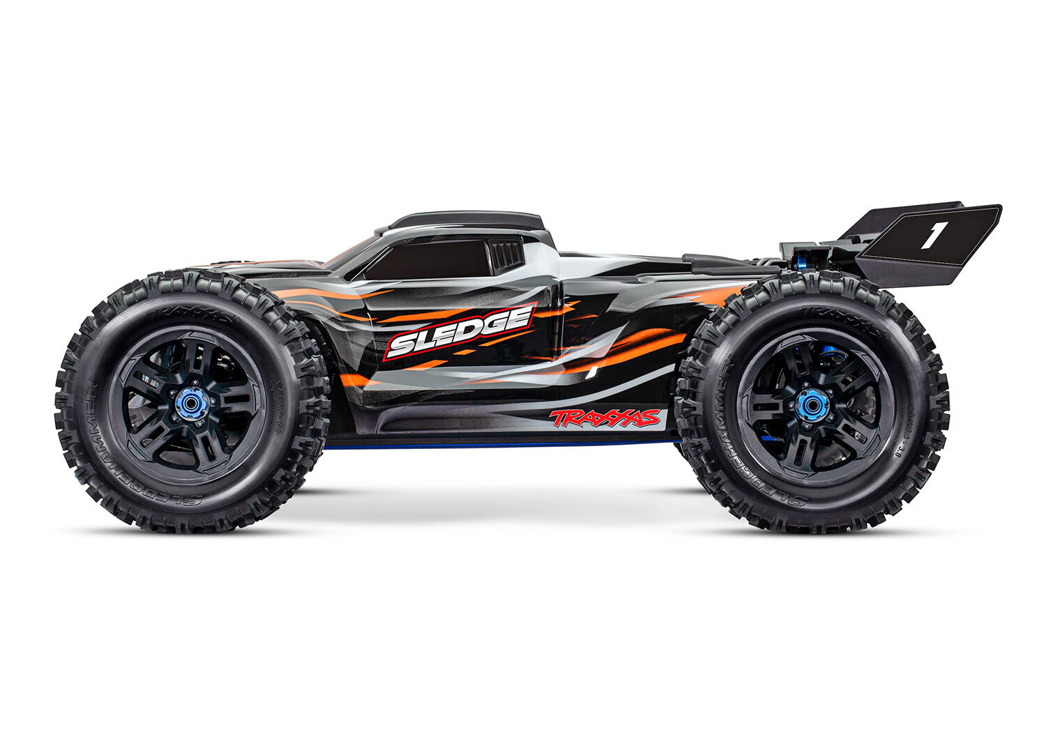 TRAXXAS SLEDGE 1 8 SCALE 4WD BRUSHLESS ELECTRIC RC MONSTER TRUCK