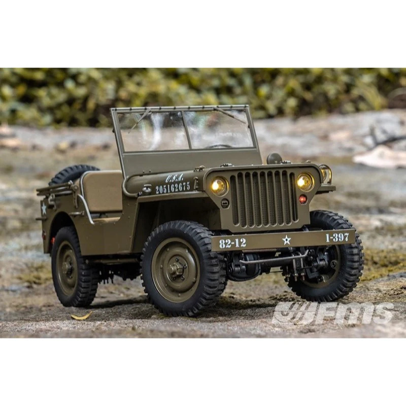 Buy FMS Roc Hobby 1/12 1941 Willys MB RTR Scaler RC Crawler FMS11201RTR