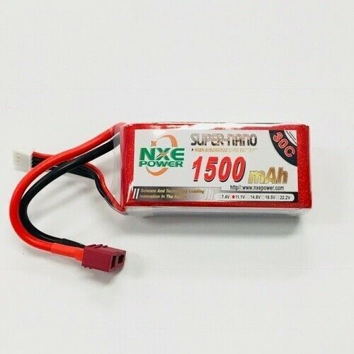 Batterie LiPo double stick 7.4v 1500mAh Dean Gens Ace