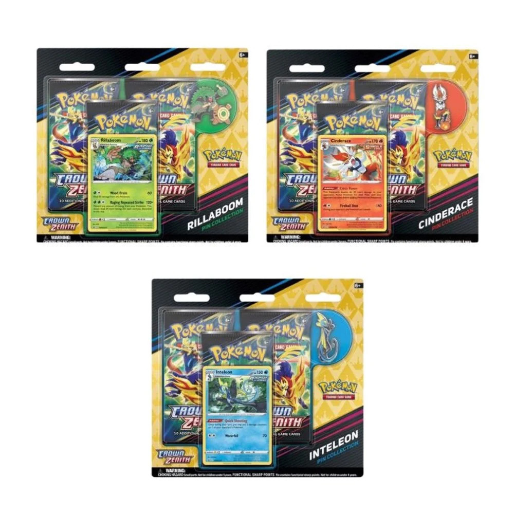 Buy Pokemon TCG Crown Zenith Pin Blister Assorted 1pc