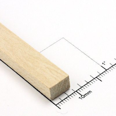 Bud Nosen Balsa Wood Sticks - 1/8 x 1/4 x 36, Pkg of 10