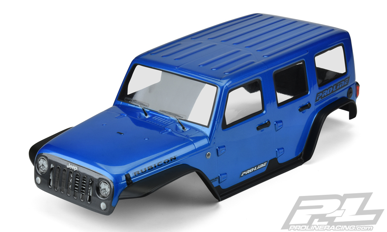 Purchase Pre Painted Pre Cut Jeep Wrangler Unlimited Rubicon Blue Body For Trx 4 Pr3502 13