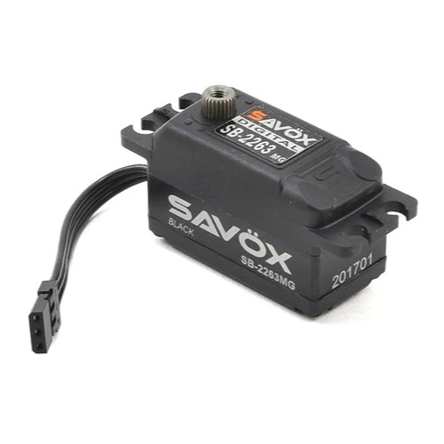 Buy Savox SB-2263MG Black Edition High Speed Low Profile Brushless Metal  Gear Servo - SAV-BE-SB2263M