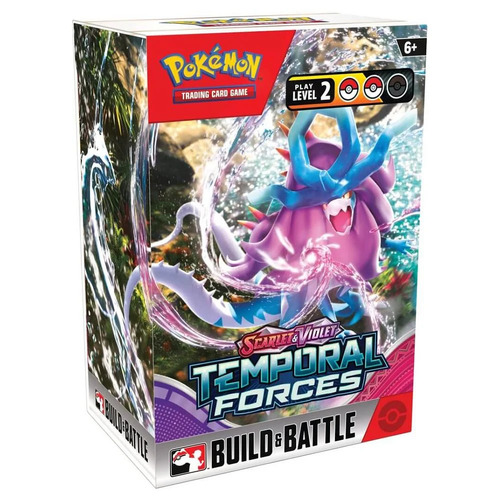 Pokemon TCG: Scarlet & Violet Temporal Forces Build & Battle Box