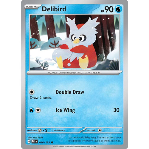 46 - Delibird, Reverse Hollow, Paldea Evolved, Pokemon TCG