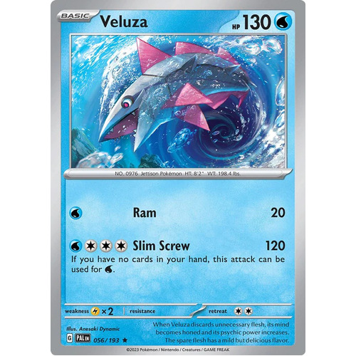 56 - Veluza, Paldea Evolved, Pokemon TCG