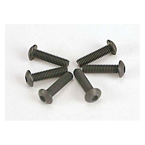 Traxxas 3x12mm Fine Thread Button Head Screws 6Pcs 2578