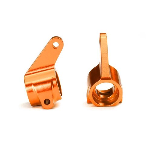 Traxxas Orange Aluminium Steering Hubs 2Pcs w/ Ball Bearings 3636T