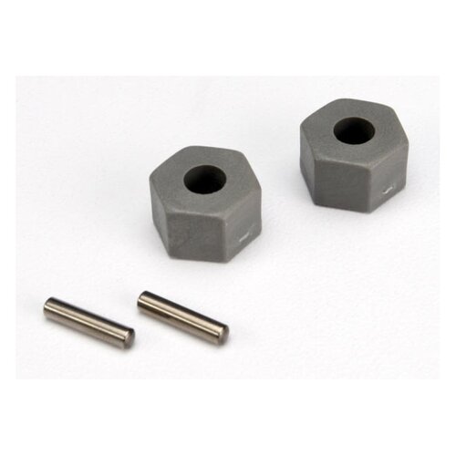 Traxxas 12mm Wheel Hexes w/ Axle Pins 2Pcs 3654