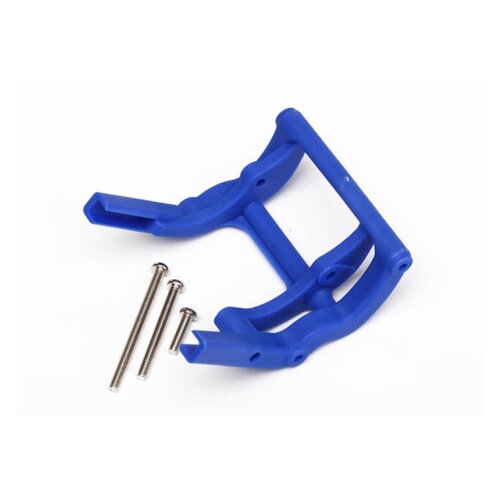 Traxxas Wheelie Bar Mount w/ Hardware (Blue) 3677X