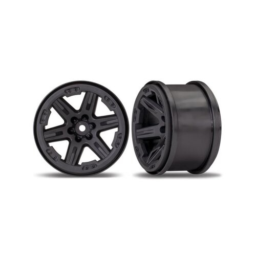 Traxxas 2.8" RXT Black Rims 2Pcs 6772