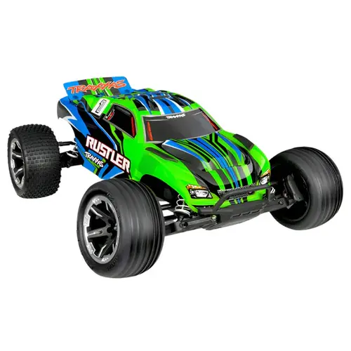 Traxxas 1/10 Rustler XL-5 2WD Electric RTR RC Stadium Truck Green - 39-37254-8GRN