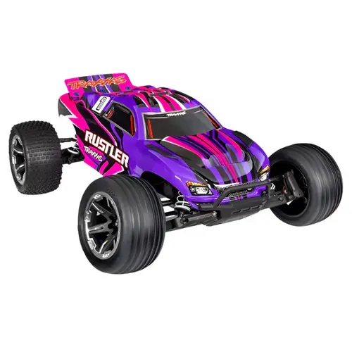 Traxxas 1/10 Rustler XL-5 2WD Electric RTR RC Stadium Truck Pink - 39-37254-8PINK