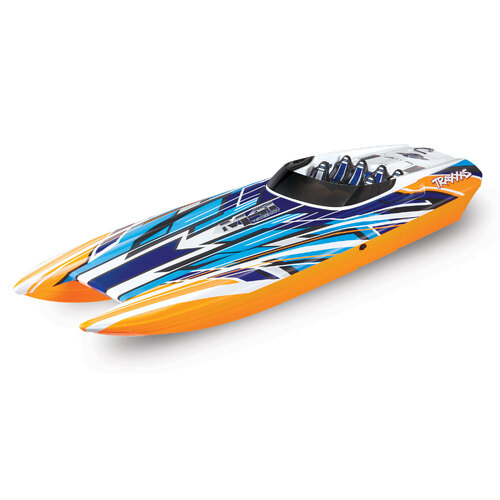 Traxxas M41 Widebody Electric Brushless RC Speed Boat - 39-57046-4ORNGX