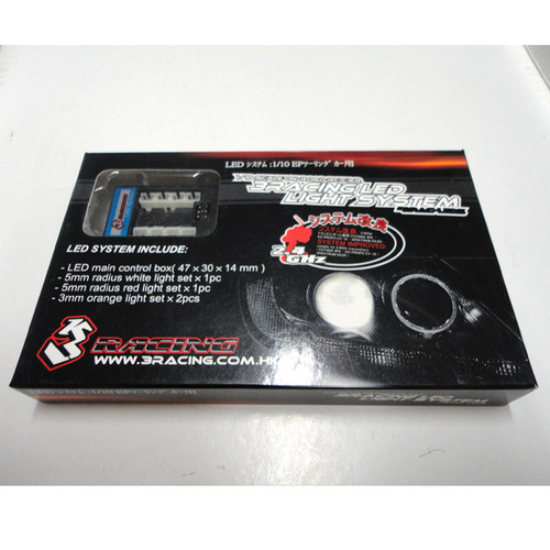 3 Racing LED Light Set 1/10 Elec/Gas