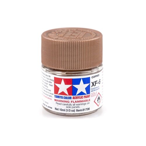 Tamiya XF-6 Copper Flat Acrylic Paint 10ml