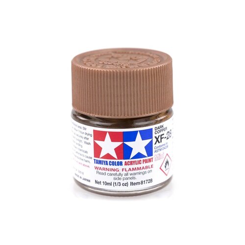 Tamiya XF-28 Dark Copper Flat Acrylic Paint 10ml