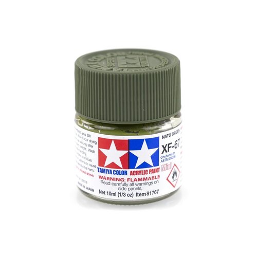 Tamiya XF-67 Nato Green Flat Acrylic Paint 10ml