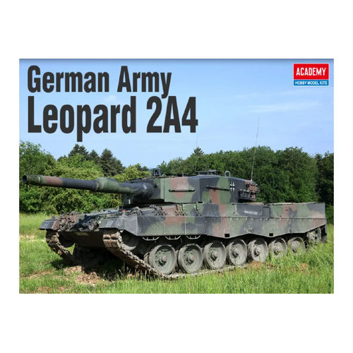 Academy 1/72 German Army Leopard 2A4 Tank Scaled Plastic Model Kit - ACA-13428