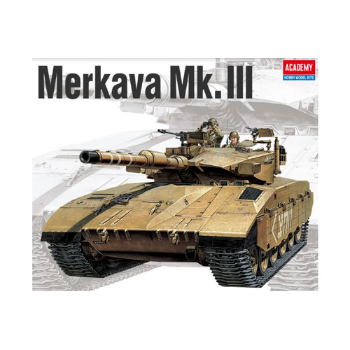 Academy 1/72 Merkava Mk. III Tank Scaled Plastic Model Kit - ACA-13429