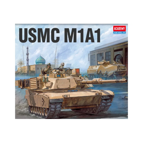 Academy 1/72 USMC M1A1 Tank Scaled Plastic Model Kit - ACA-13430