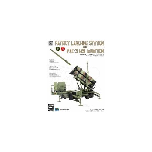 AFV Club AF35S93 Patriot Lanching Station & PAC-3 M91 Munition Plastic Model Kit