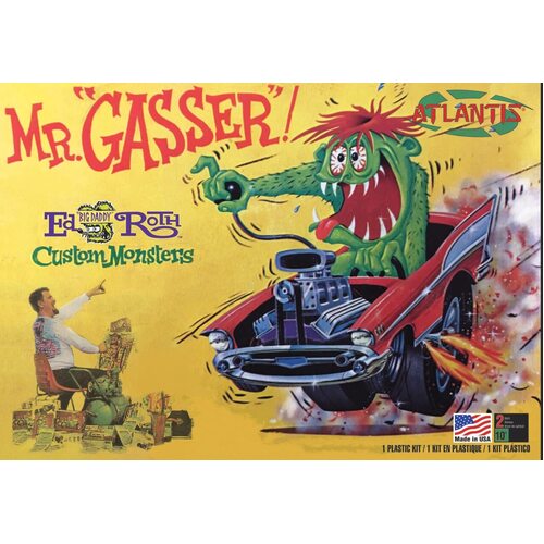 Atlantis H1301 1/25 Ed Roth Mr. Gasser Plastic Model Kit