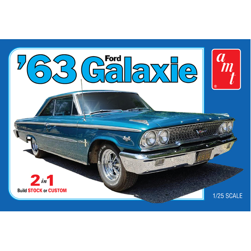 AMT 1186 1/25 1963 Ford Galaxie Plastic Model Kit