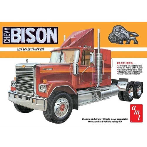 AMT 1/25 Chevrolet Bison Conventional Tractor Plastic Model Kit