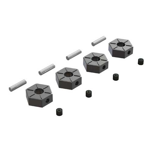 Arrma Metal Wheel Hex Set, 12mm, AR310816