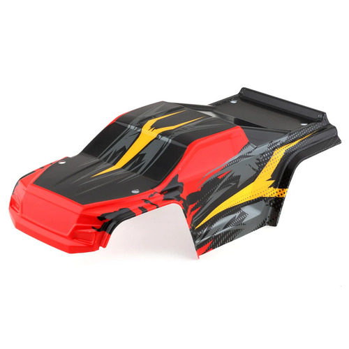 Team Associated Rival MT10 V2 Pre-Painted Body (Red/Yellow) 25830