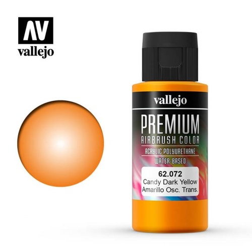 Vallejo Premium Colour Candy Dark Yellow 60 ml