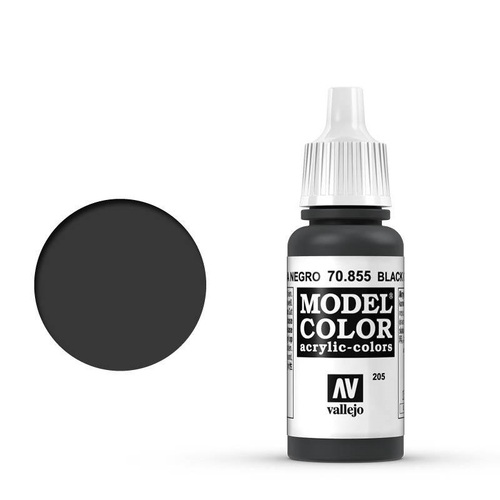 Vallejo 70855 Model Colour #205 Black Glaze 17 ml Acrylic Paint