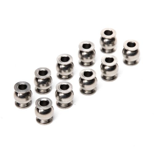 Axial Stainless Pivot Ball, 3x5.8x7mm, 10pcs, RBX10