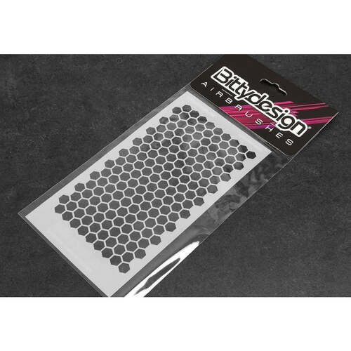 BITTYDESIGN Vinyl Stencil - Honeycomb V1 Large