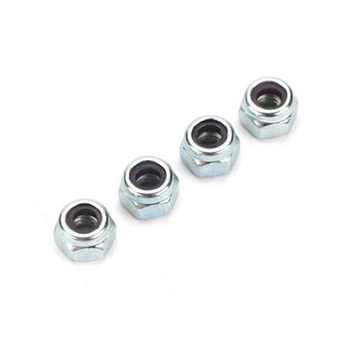 DUBRO 2102 4MM NYLON INSERT LOCK NUTS (4 PCS PER PACK)