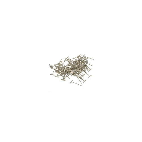 (DISCONTINUED USE DBR449) DUBRO 254 NICKEL PLATED T-PINS 1-1/2in (100 PCS PER PACK)