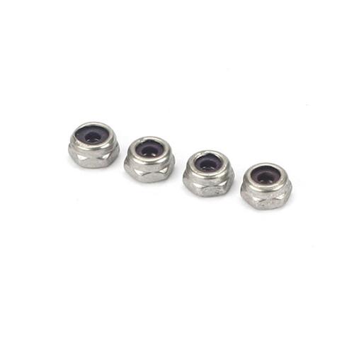 DUBRO 3113 SS 6-32 NYLON INSERT LOCK NUTS (4 PCS PER PACK)