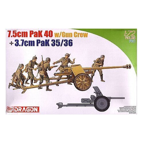 Dragon 1/35 3.7cm Pak 35/36 w/Crew Plastic Model Kit