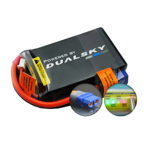 Dualsky 1600mah 3S 11.1v 70C Ultra 70 LiPo Battery with XT60 Connector - DSBXP16003ULT
