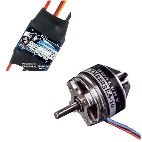 Dualsky 200H 2300kv High RPM Tuning Combo with 12A Lite ESC
