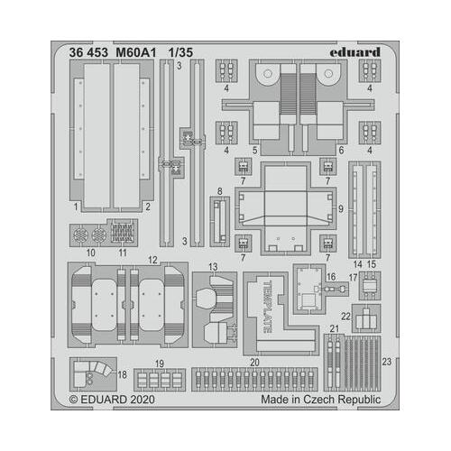Eduard 36453 1/35 M60A1 Photo etched parts for Takom