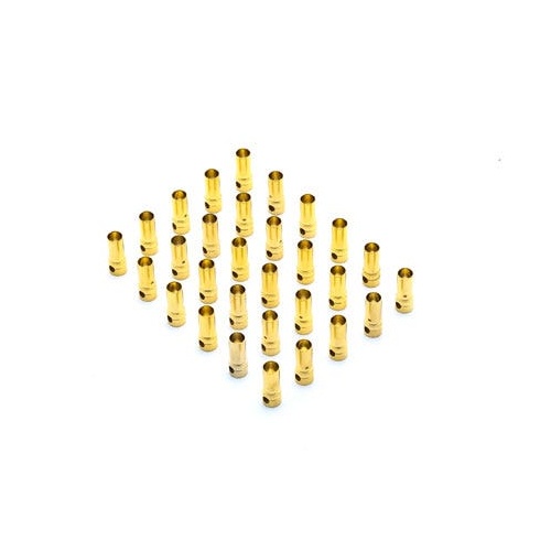 E-Flite Gold Bullet Connector, Female, 3.5mm (30)