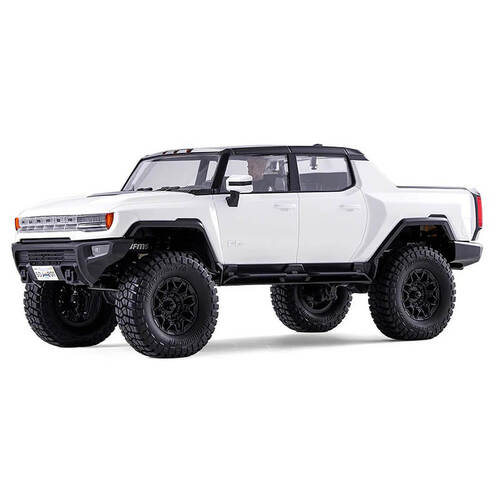 FMS FCX18 Hummer 1/18 EV Pickup Truck White - FMS11852RTRWH