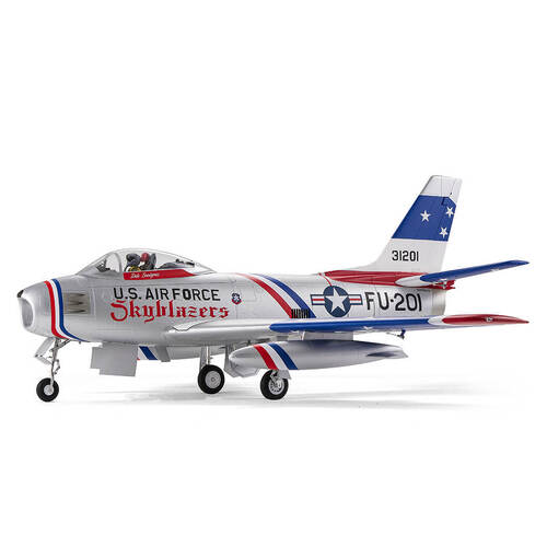 FMS EDF Jet 80mm F-86 Sabre Skyblazer PNP Blue - FMS143PBU