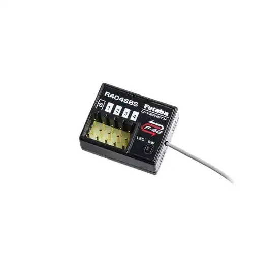 Futaba R404SBS F-4G T-FHSS 4-Channel 2.4Ghz Telemetry Receiver (SR/T-FHSS/S.Bus2) - FUTR404SBS