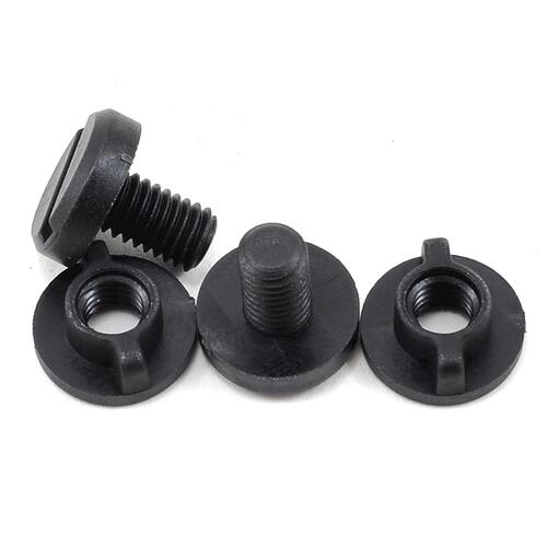 Mugen Seiki Rear Spoiler Adjusting Screw (Black) (2)