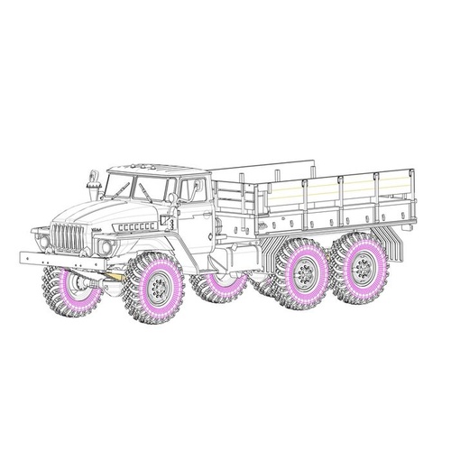 Hobbyboss 1:72 Russian Ural-4320 Truck