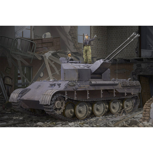 HobbyBoss 1/35 German Flakpanzer V Ausf.A Plastic Model Kit [84535]