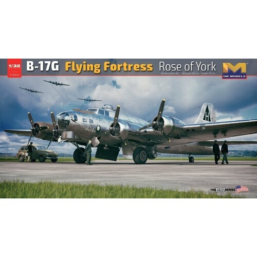 Hong Kong Models 1/32 B-17G Flying Fortress "Rose of York" Plastic Model Kit